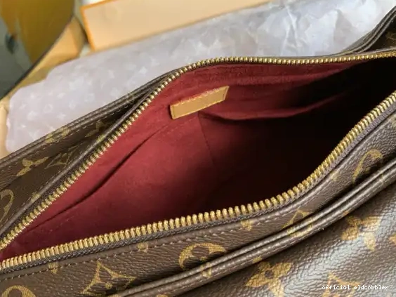 Official oldcobbler LOUIS VINTAGE VUITTON bag-30*11*13CM 0627